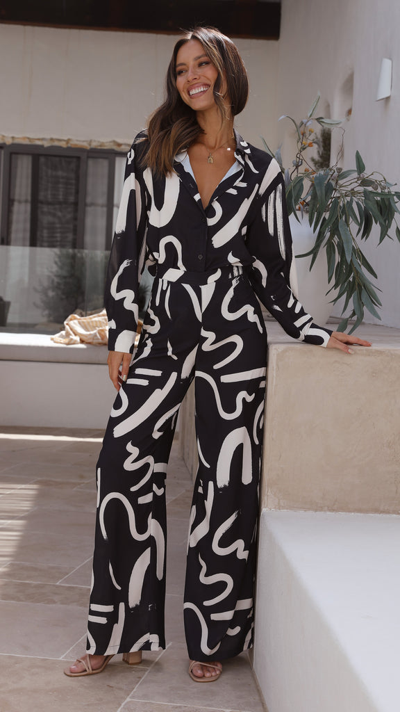 Corinne - Printed two-piece set