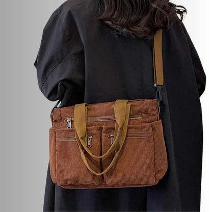 Urban Cord Tote | Shoulder Bag