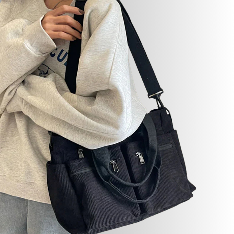 Urban Cord Tote | Shoulder Bag