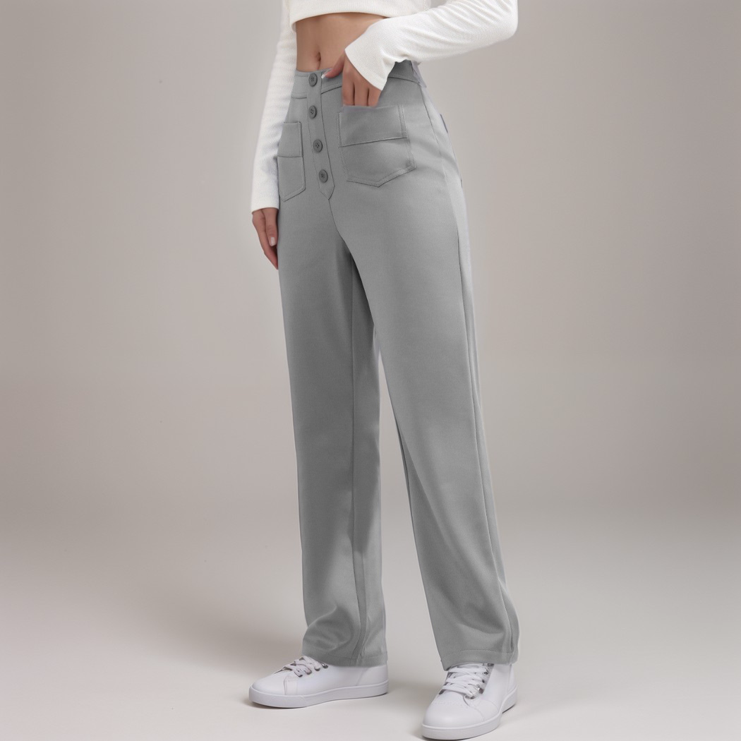 Elsa | Elastic high-waisted trousers