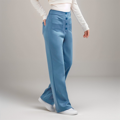 Elsa | Elastic high-waisted trousers