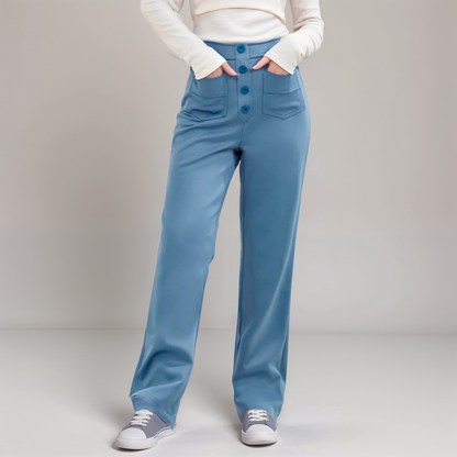 Elsa | Elastic high-waisted trousers