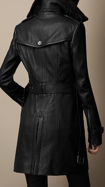 CLAIR | LUXURY HANDMADE ITALIAN LEATHER TRENCH COAT