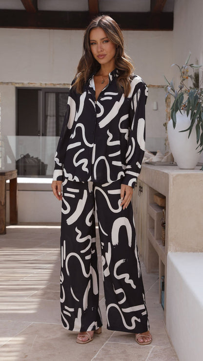 Corinne - Printed two-piece set