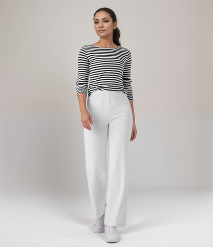 Elsa | Elastic high-waisted trousers