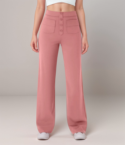 Elsa | Elastic high-waisted trousers