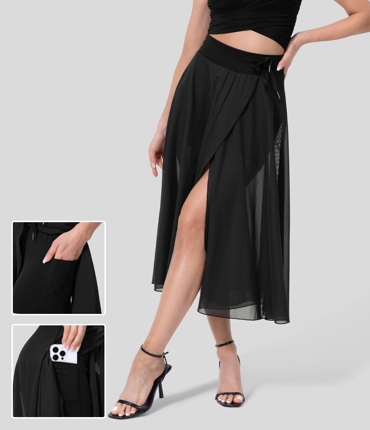 Livan | High-waisted 2-in-1 Skirt