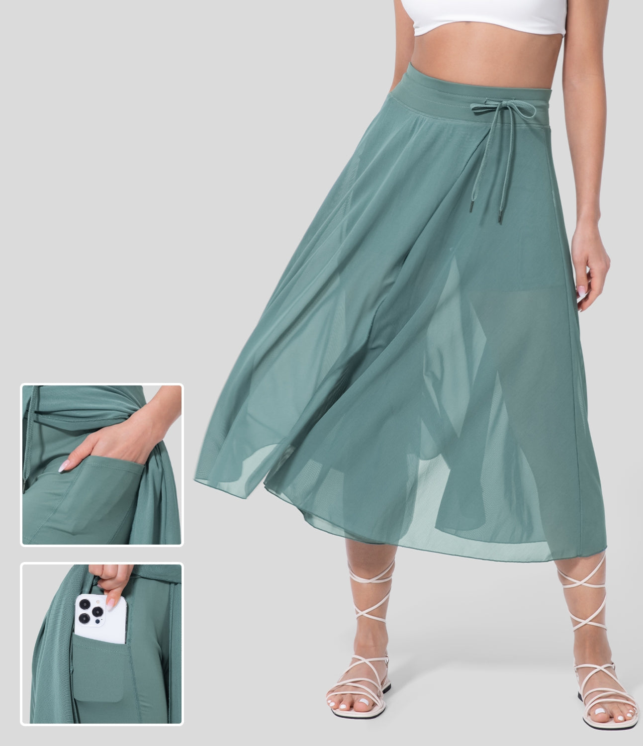 Livan | High-waisted 2-in-1 Skirt