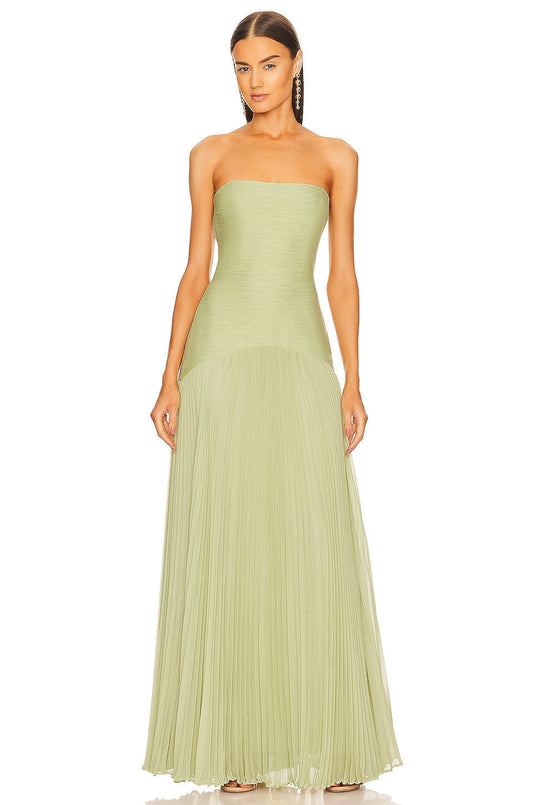 Catrina® | Elegant Pistachio Green Dress