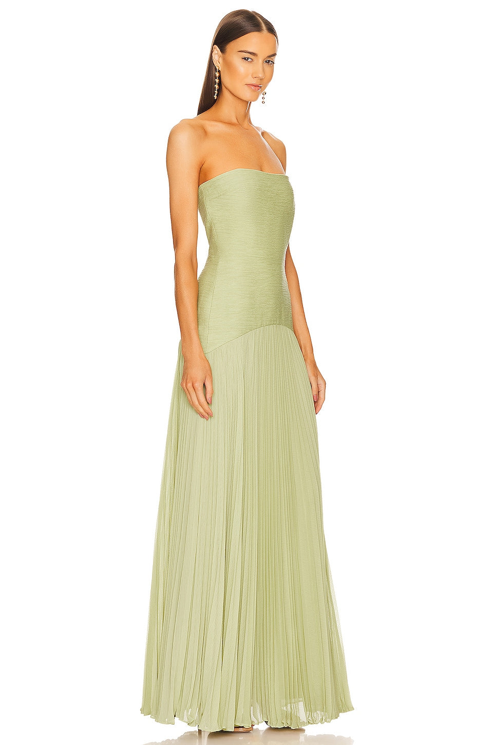 Catrina® | Elegant Pistachio Green Dress