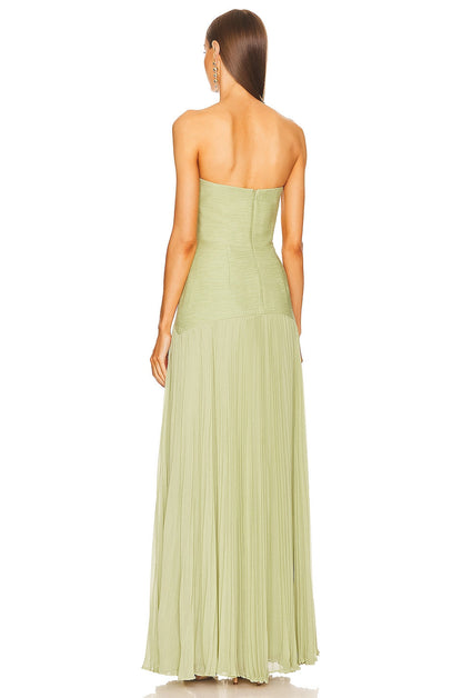 Catrina® | Elegant Pistachio Green Dress