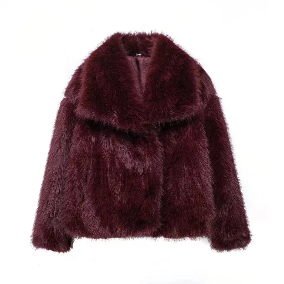 Bruna™ | Faux fur coat