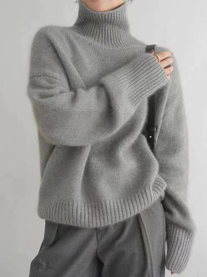 Emily™ - Comfortable, knitted, soft turtleneck jumper