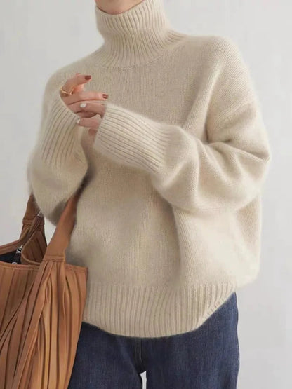 Emily™ - Comfortable, knitted, soft turtleneck jumper