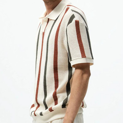 Lance - Loose Fit Stripe Polo