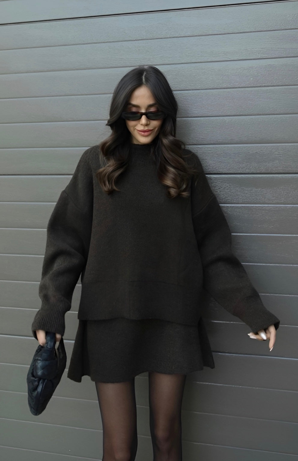 Sophia | Oversized Sweater & Skirt Set