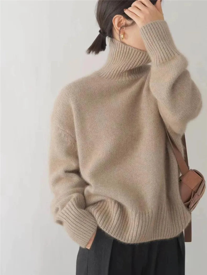 Emily™ - Comfortable, knitted, soft turtleneck jumper