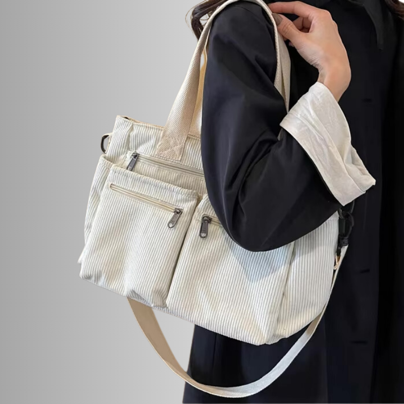 Urban Cord Tote | Shoulder Bag