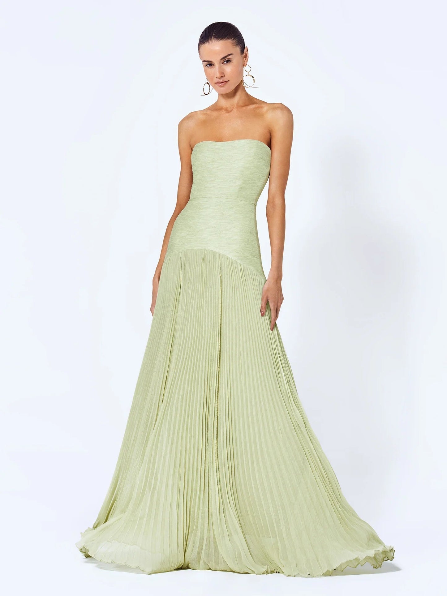 Catrina® | Elegant Pistachio Green Dress