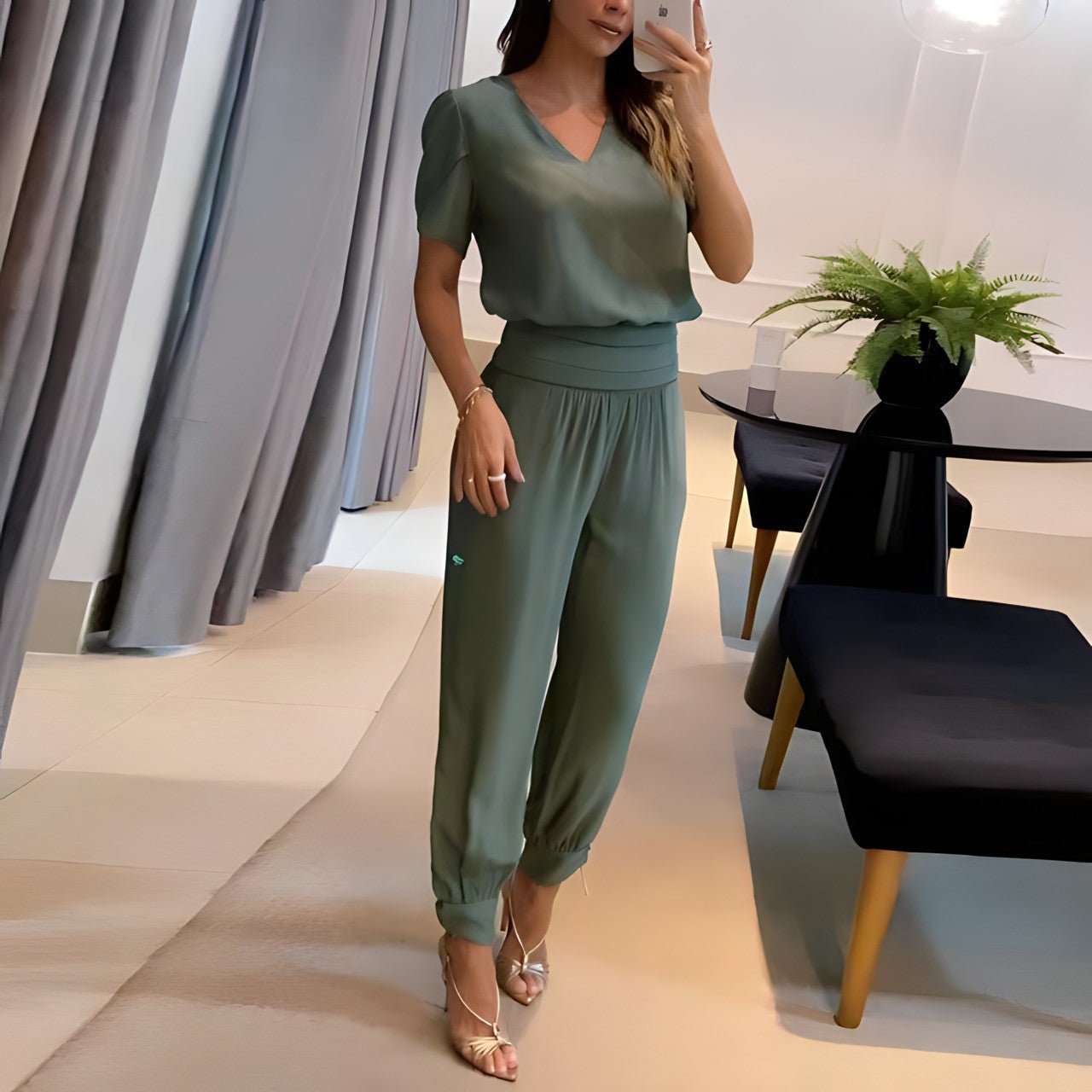 Alexandra | Blouse and Trouser Set