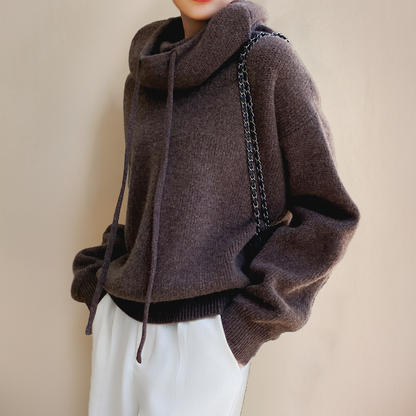 Charlotte - Merino wool turtleneck jumper