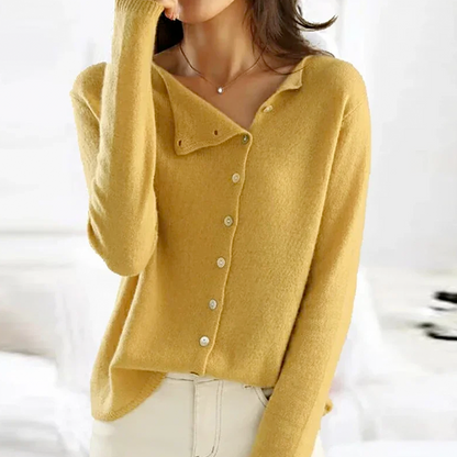 The Cloe™ - Classic Buttoned Knit Cardigan