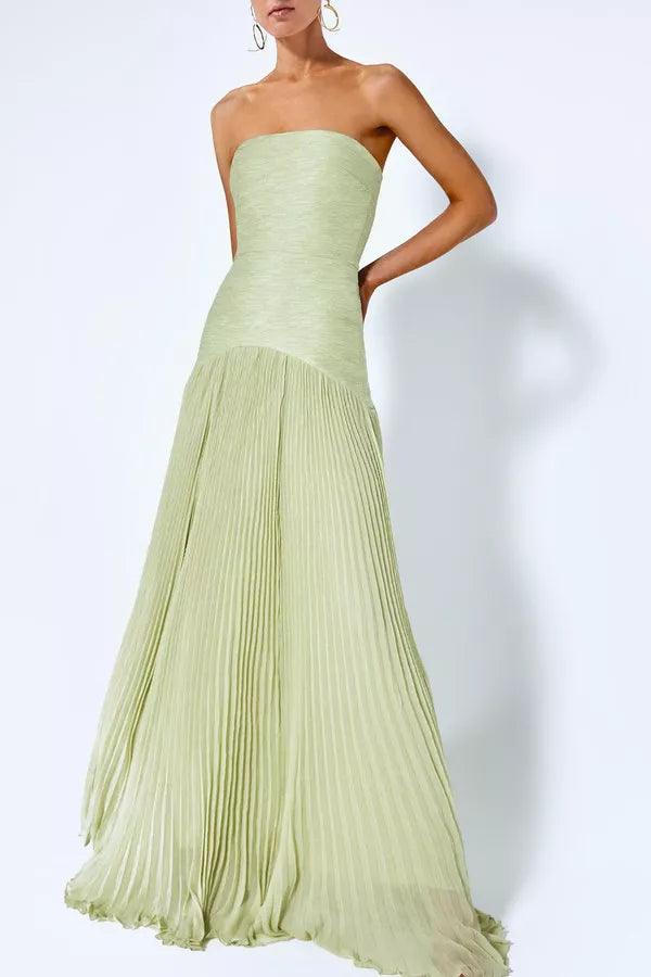 Catrina® | Elegant Pistachio Green Dress