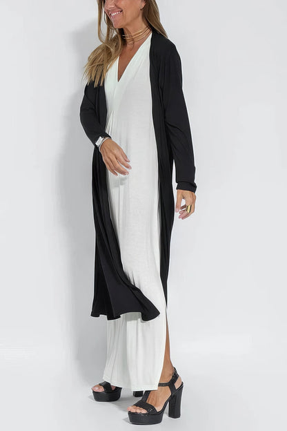 Elegant maxi dress + matching cardigan FREE AS A GIFT