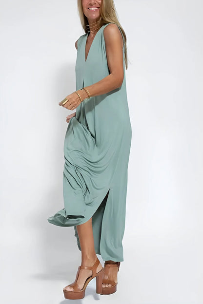 Elegant maxi dress + matching cardigan FREE AS A GIFT